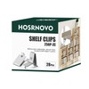 Hosrnovo Shelf Clips, Adjustable Supports Clip for 255 Standard Pilaster,