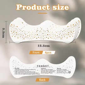 Auiremrti Glitter Face Freckles Tattoo, Pack of 4 Waterproof Golden Stars and Dots Temporary Tattoos, Festival Freckles, Henna Freckles Tattoo Film