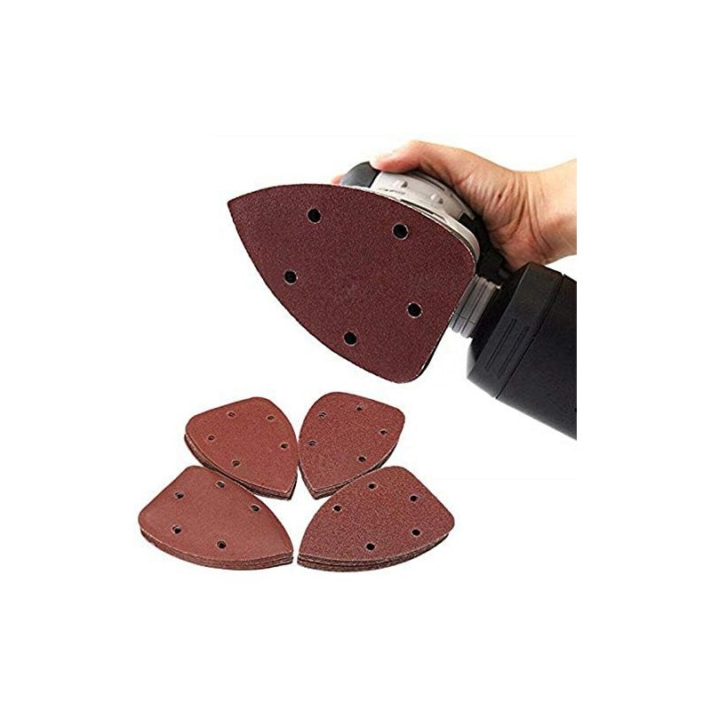 10pcs Mouse Sander Pads Sanding Sheets 800 Grits 5 Holes
