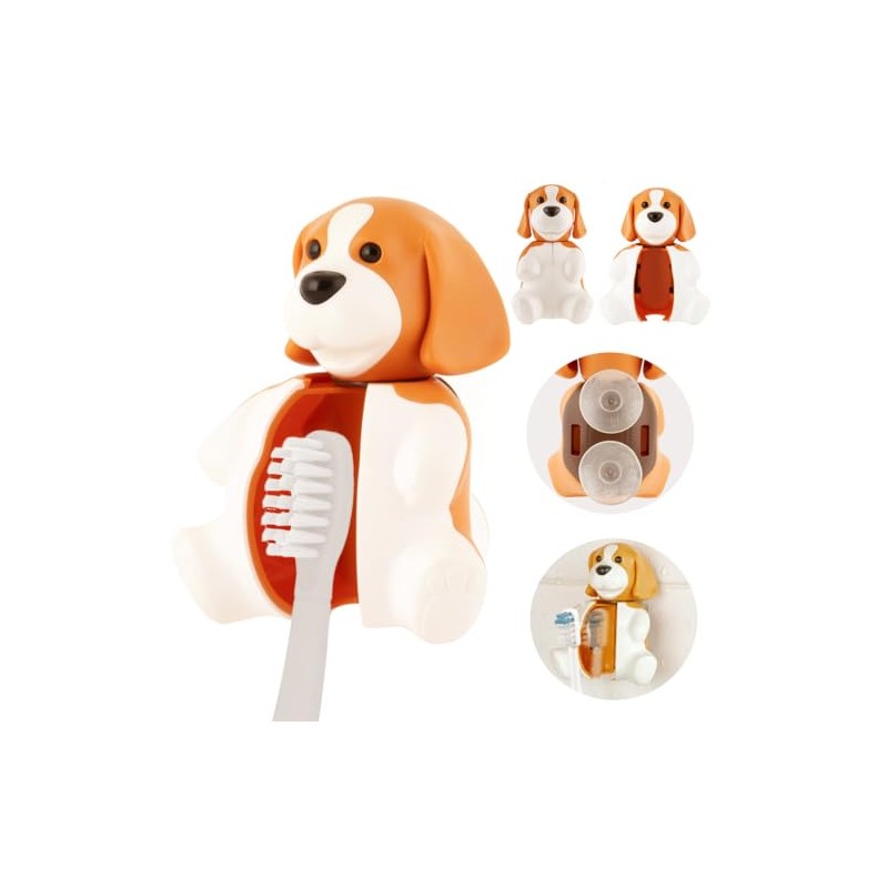 Flipper Fun Animal Dog Toothbrush Cover – Kids Toothbrush Holder