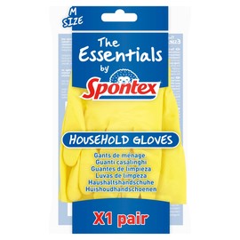 Spontex Essentials Household Gloves Medium (12 Pairs)