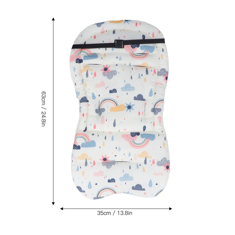 Baby Seat Pad Liner for Stroller Soft Breathable Cotton Universal