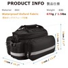 YAPJEB Bike Bags for Bicycle Rear Rack, Trunk Pannier Saddle