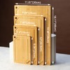 Tinarun 4-Piece Extra Large Bamboo Cutting Board Set – Heavy