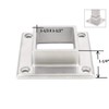 Stainless Steel 316 Grade Floor or Wall Base Flange for