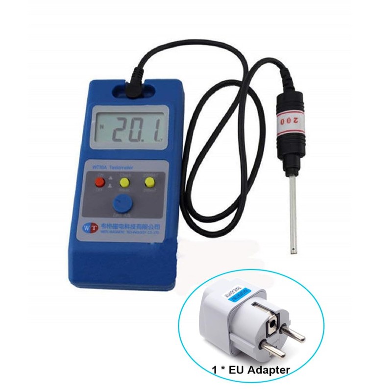 Toplionace WT10A Portable LCD Gauß Meter Digital Flow Meter Surfaces