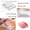 FIBOUND Luncheon Meat Slicing Tool, Ham Slicing Tool, Egg Slicer,