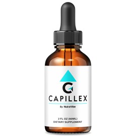 NutraVibe Capillex Drops – Daily Hair & Scalp Support Inspired by Guava Leaf with a Clean, Premium Liquid Formula to Help Support Healthy-Looking Hair Growth, Just Few Easy Drops a Day (30 Servings)