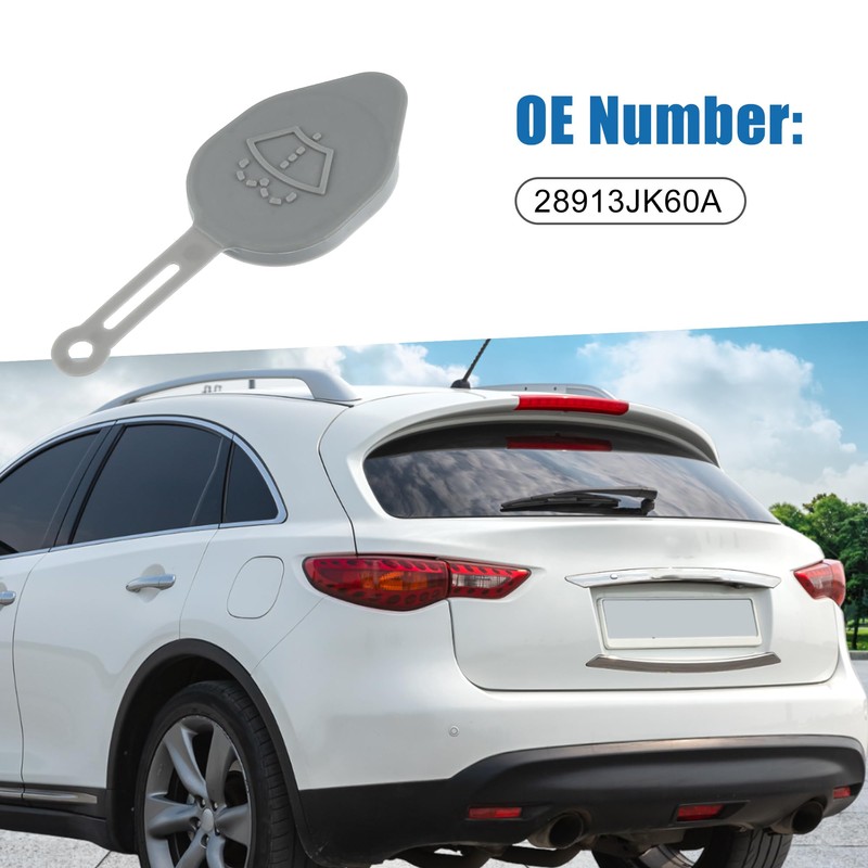A ABSOPRO Windshield Wiper Washer Fluid Reservoir Tank Bottle Cap