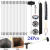 Unbranded Chimney Sweep Set Flue sweeping Brush & Rod Kit