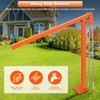 Zwinz T-Post Puller，Heavy Duty Fence Post Puller with 52'' Lifting