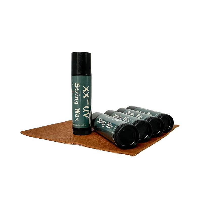 xx-uv 5-Pack Archery String Wax with Leather Applicator – Protective