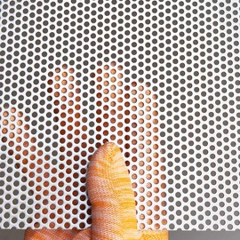 Perforated Metal Sheet - Perforated Stainless Steel Sheet, 11.8" x 11.8" Stainless Steel Preforated Sheet, 0.12" Hole, 0.059Thickness