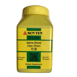 Sun Ten - Salvia Root extract, Granules, Dan Shen, 100gm / 丹蔘