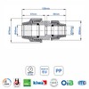 SmartProduct PP Coupling Reduced MDPE 40 mm to 25 mm