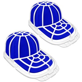 2 Pack - Cap Washer Cage Baseball Cap Washing Cage Cap Washer for Washing Baseball Caps Hat Washer Fit for Adult Kid Hat, White