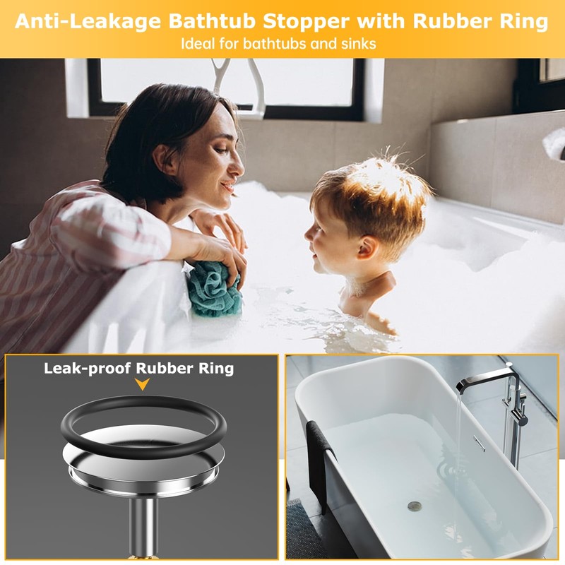 1 x Bath Plug Sink Plug 43 mm Bath Plug