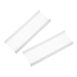 MECCANIXITY 1000 Pcs Standard Tagging Barb Fasteners, 1 Inch Clear Tagging Gun Fasteners Tagging Gun Refill Plastic Garment for Clothing Fine Stitch Price Refills Tag Label