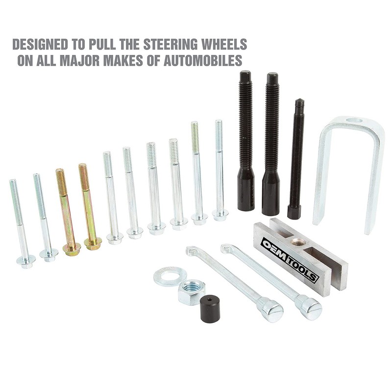 OEMTOOLS 37182 Steering Wheel Puller Set for All Major Makes