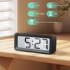 Romon Digital Alarm Clock, Small Travel Alarm Clock, Temperature and