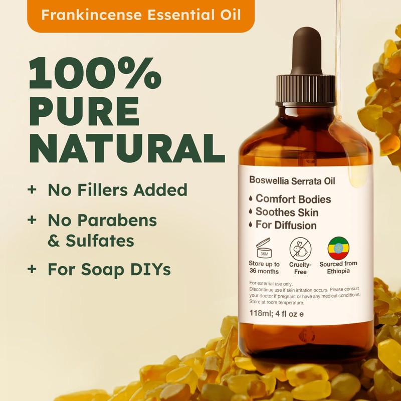 KUKKA essential oils Frankincense Oil for Skin & Sweet Orange