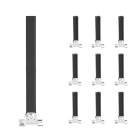 Sidasu 10 Pack Baluster Swivel Connectors with Screw for Installation of 1/2" Square Balusters balusters for Staircase （Shoes not Inculded）