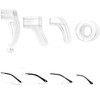 iGeyzoe 24 Pairs Eyeglasses Ear Grip Ear Hooks, Anti-Slip Holder