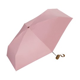 Wpc. 801-11949 Parasol, Light Shielding Inside Color, Tiny Pink, 19.7 inches (50 cm), Completely Light Blocking, 100% UV Protection, For Both Sun and Rain, Women's, Folding Umbrella,
