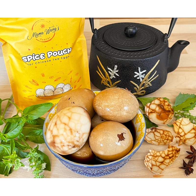 Chinese Tea Eggs/Marble Eggs Seasoning, Hand Mixed and Packaged, Includes