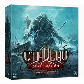 CMON Cthulu: Death May Die Fear of The Unknown Board Game Expansion - Horror Mystery Cooperative for Kids & Adults, Ages 14+, 1-5 Players, 90-120 Minute Playtime