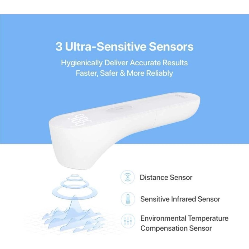 iHealth PT3 No-Touch Forehead Thermometer, Infrared Digital Thermometer (NEW)