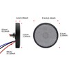 Aoling Reflector, Round, Red, Motorcycle, Car, Truck, Tractor, Bicycle, Universal,