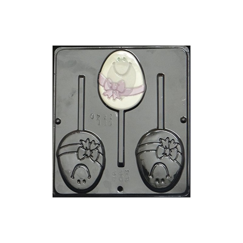 Easter Egg Face Pop Lollipop Chocolate Candy Mold Easter 1840