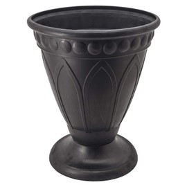 Arcadia Garden Products PSW HU40BK Bristol Urn Planter, 16 by 18-Inch, Black