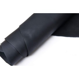 Tooling Leather Sheets 2.0mm Thick Full Grain Leather Crafts Crafting Leather (Pure Black, 12x24inches)