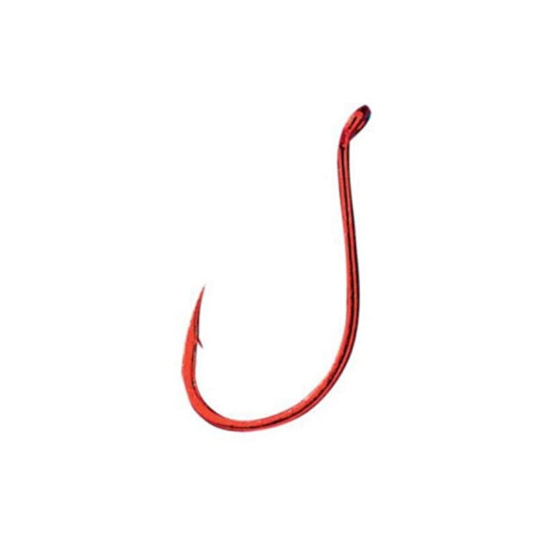 Gamakatsu Octopus Hook, Size: (5 Pack) Fluorescent Red, 3/0