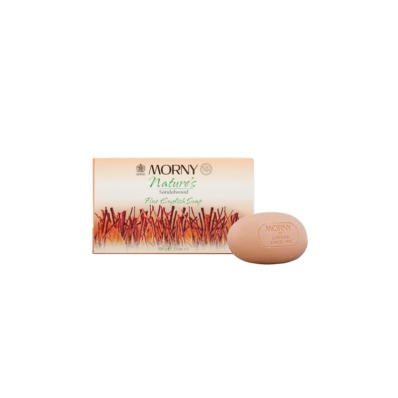Morny Fine Soap Triple Pack - Sandalwood (3 x 100g)