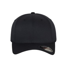 Flexfit Men's Wooly Combed Twill Fitted Baseball Cap, Dark Navy, Small-Medium