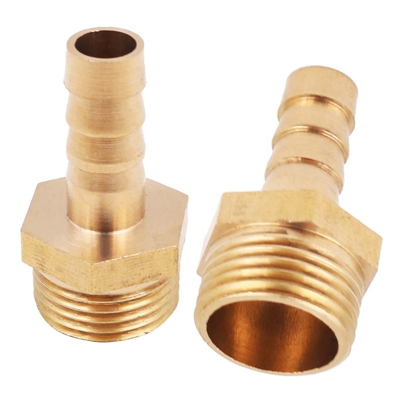 WANGCL 10PCS Hose Pipe Tap Connector Brass Hose Nozzle Connector