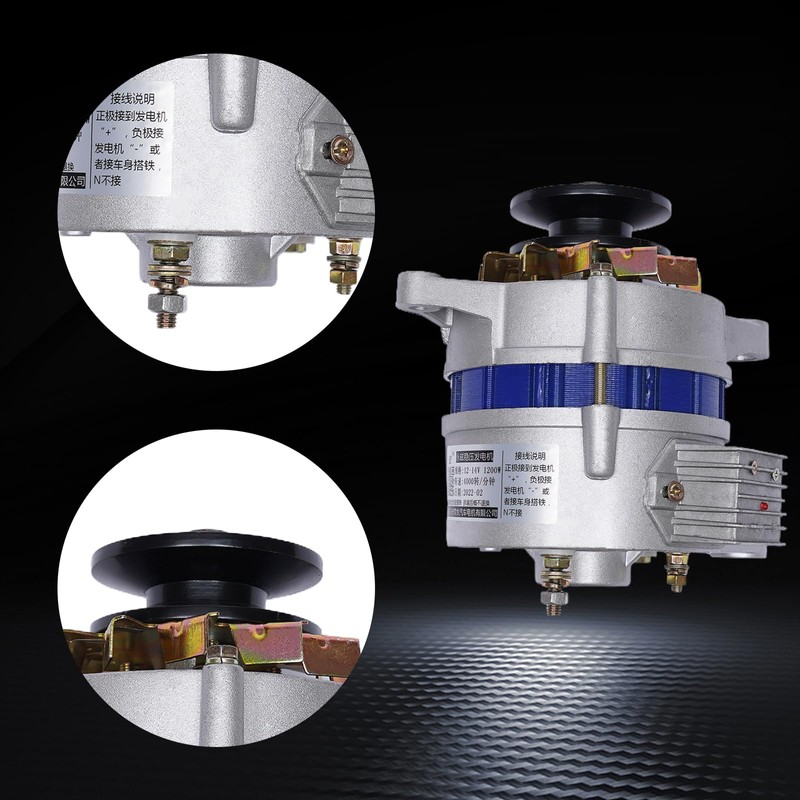Permanent Magnet Alternator, 1200W 12V Synchronous Generator Low Rpm, Low