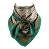 GERINLY Classic Paisley Wild Rag, Western Men Scarf Cowboy Theme,