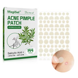 144 Stück Pimple Patches, Hydrokolloid Unsichtbare Pickel Patch, Anti Pickel Patches, Pickel Patches mit Teebaumöl und Salicylsäure, Tag und Nacht 2-In-1 Wasserdicht Absorptions Pickel Patch
