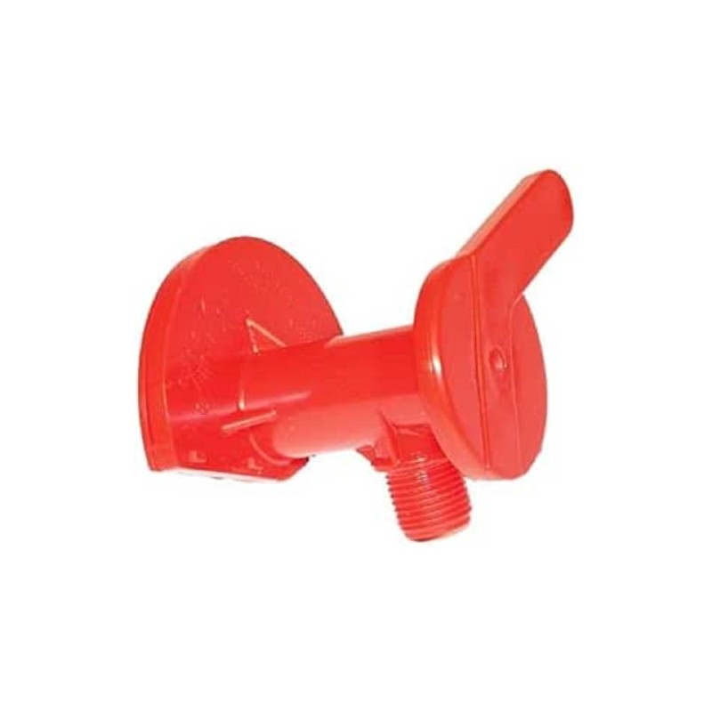 rollytoys 37512100020 Drain Tap (Outlet Tap, Red, Accessories for Rolly