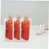 FRCOLOR 12pcs Portable Makeup Bags Stand-up Nozzle Lotion Storage Pouches