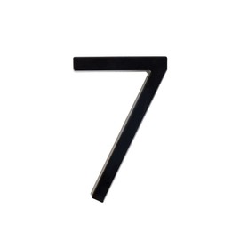 6''House Numbers-Usumairu Address Numbers for Houses,Floating House Numbers for Outside with Mounting Kit,Modern 3D Shadow Black Metal Address Numbers and Signs for Door&Garden&Mailbox&Hotel-7