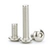 M6-1.0 x 100mm Button Head Socket Cap Screws, Stainless Steel