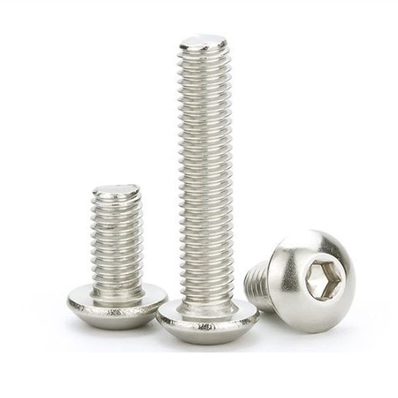 M6-1.0 x 100mm Button Head Socket Cap Screws, Stainless Steel