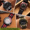 Aoeiwv Military Ballistic Nylon Watch Strap 20mm 22mm with Heavy