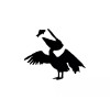Unbranded Banksy 2024 Pelican BLACK vinyl decal weatherproof dishwasher-saf