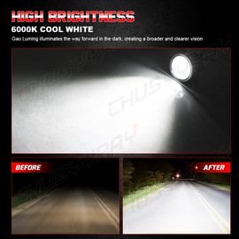 CHUSYYRAY For Subaru Legacy 2010-2014 Clear Bumper Fog Light Driving Lamp Replacement Pair